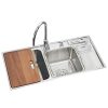 Chậu rửa bát inox Faster FS 9243DB