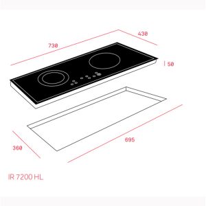 Kích thước bếp từ Teka IZ 7200 HL