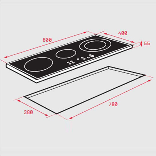 kich-thuoc-bep-tu-teka-IZ-8320-HS Bếp từ Teka IZ 8320 HS