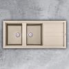 Chậu rửa bát đá Malloca BIANCO G-50062