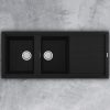 Chậu rửa bát đá Malloca NERO G-50040