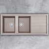 Chậu rửa bát đá Malloca TORTORA K-50043