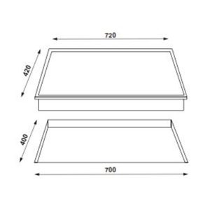 Kích thước bếp từ Rosieres RVPI711