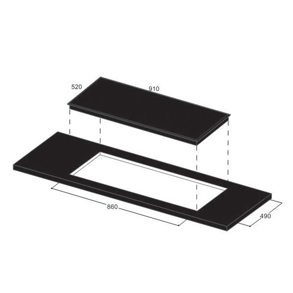 Kích thước bếp từ BAUER BE 960TS Kích thước bếp từ BAUER BE 960TS