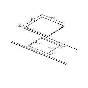 Kích thước bếp từ Arber AB-268