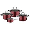 Bộ nồi từ inox Elo Special Edition Topfset Red 4