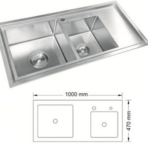 Kích thước chậu rửa bát cao cấp AMTS-10047AM