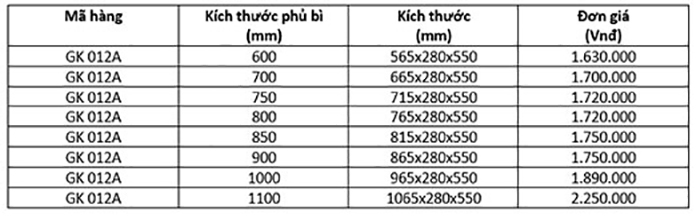 Giá để bát cố định 3 tầng Eurokit GK 012A