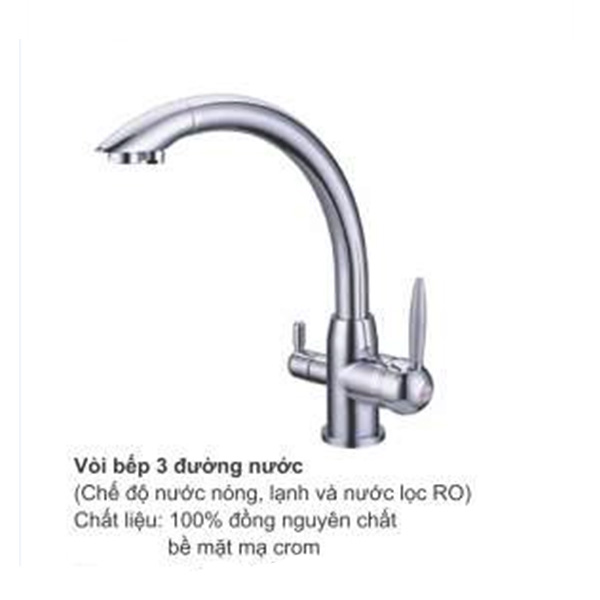 Vòi rửa bát tích hợp vòi RO AMTS A66 Vòi rửa bát tích hợp vòi RO AMTS A66