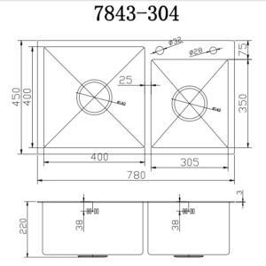 Bản vẽ kỹ thuật EU-7843HM