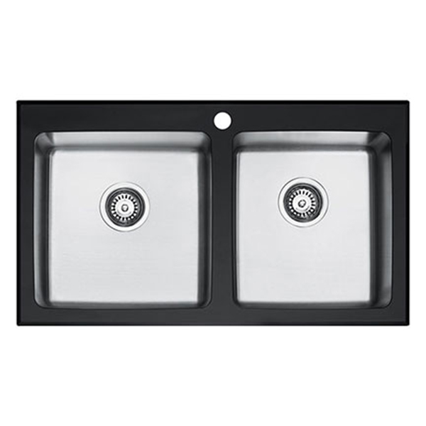 Chậu rửa bát inox mặt kính Carysil IC-SG02 Carysil IC-SG02