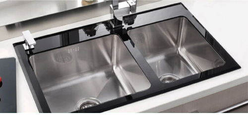 Chậu rửa bát inox mặt kính Carysil IC-SG02