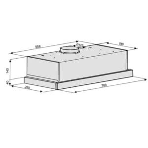 Kích thước máy hút mùi Lorca TA-3005A