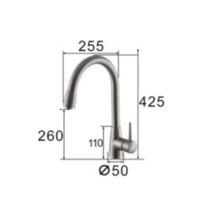 Vòi rửa bát inox Moonoah MN-650