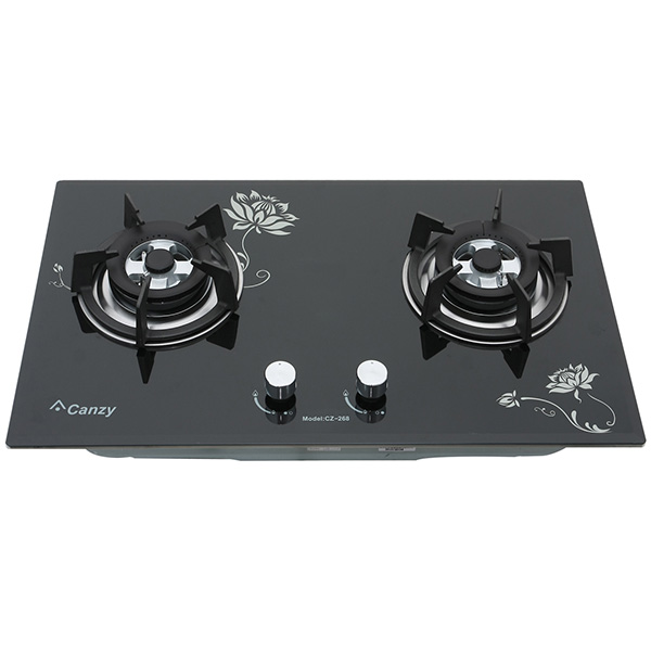 Bếp ga âm Canzy CZ-268 Hoa Canzy CZ-268 Hoa