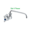Vòi rửa bát nước lạnh gắn tường inax LF-16-13