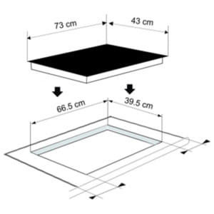 Kích thước bếp từ Munchen G60BK