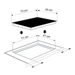 Kích thước bếp từ Munchen GM 6232