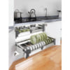 Kệ đựng bát đĩa inox hộp âm tủ Grob GH-71A
