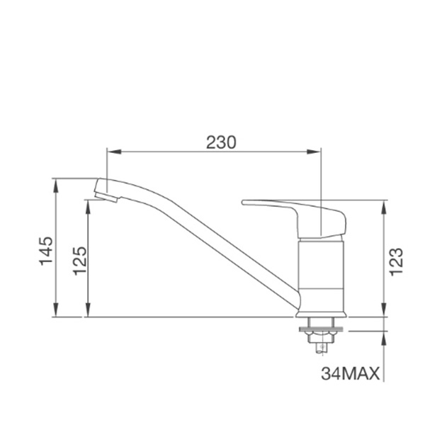 Vòi rửa bát Malloca K120N Malloca K120N