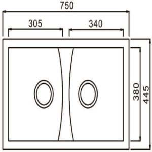 Chậu rửa bát Grob GSG-7545CC