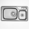 Chậu rửa bát Hàn Quốc 2 hố LIZENS LISDP-870