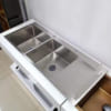Chậu rửa bát 2 hố có bàn Miken MKRB-10045CB