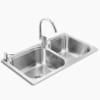 Chậu rửa bát cao cấp Kohler K-99359T-2SD-NA